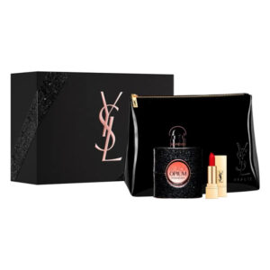 Kit - YSL Black Opium EDP 50mL + Batom + Necessaire