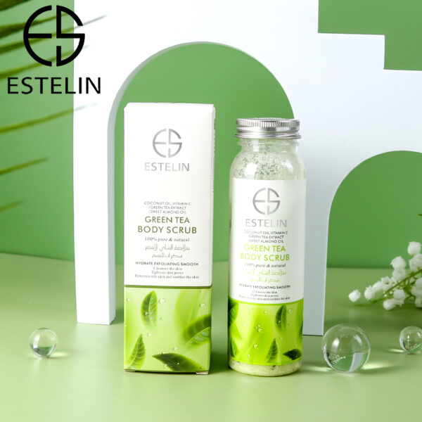 green tea body scrub estelin