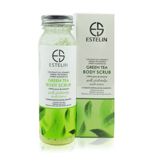 green tea estelin body scrub